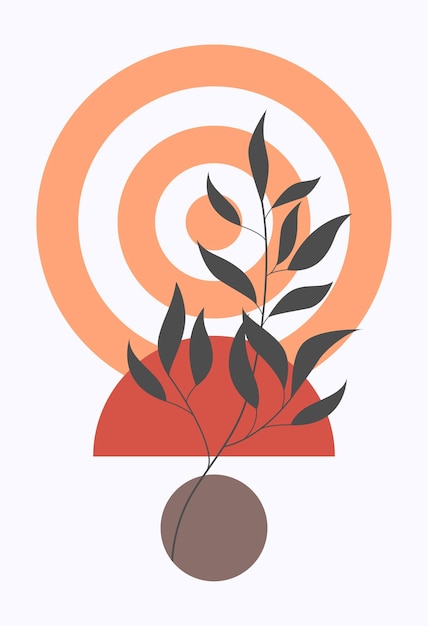 Colección de carteles Estilo minimalismo Con un diseño moderno estilo boho