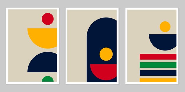 Colección de carteles Estilo minimalismo Con un diseño moderno estilo boho