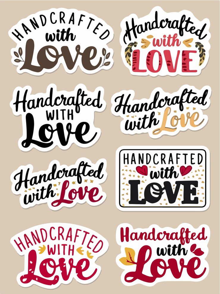 una colección de carteles incluyendo uno que dice amor con amor