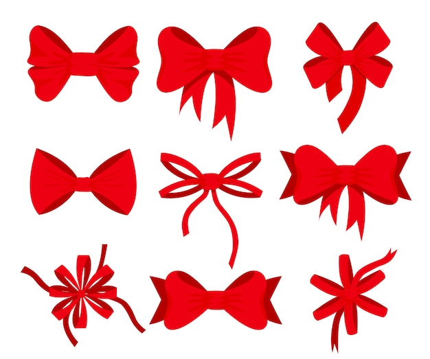 Colección de cintas navideñas planas