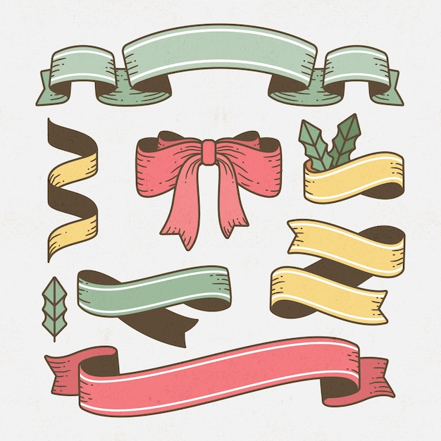 Colección de cintas navideñas vintage