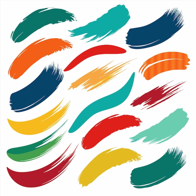 una colección de círculos coloridos con la palabra "colores" en ellos