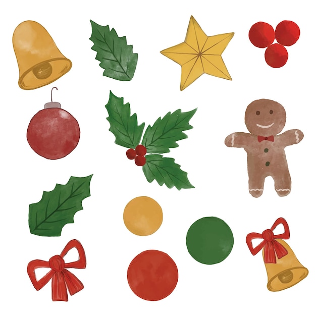 Colección de clipart de navidad