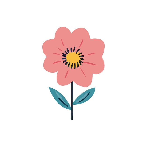 Colección colorida de flores de primavera