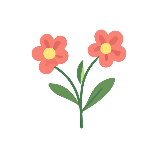 Colección colorida de flores de primavera