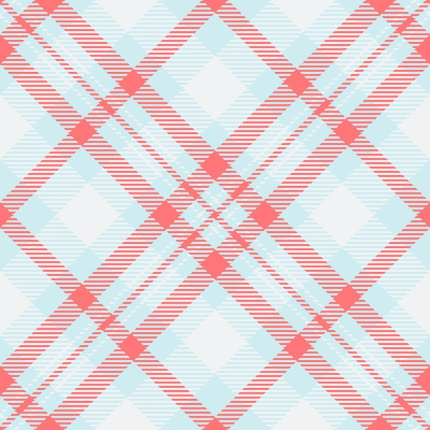 Colección de comprobación de cuadros sin costuras de tela festiva patrón vectorial textura rústica fondo tartan textil en colores claros y blancos