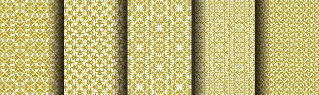 colección de conjunto de lujo de oro geométrico étnico transparente de patrón de fondo