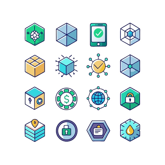 Colección de conjuntos de iconos de contacto para sitios web y aplicaciones móviles