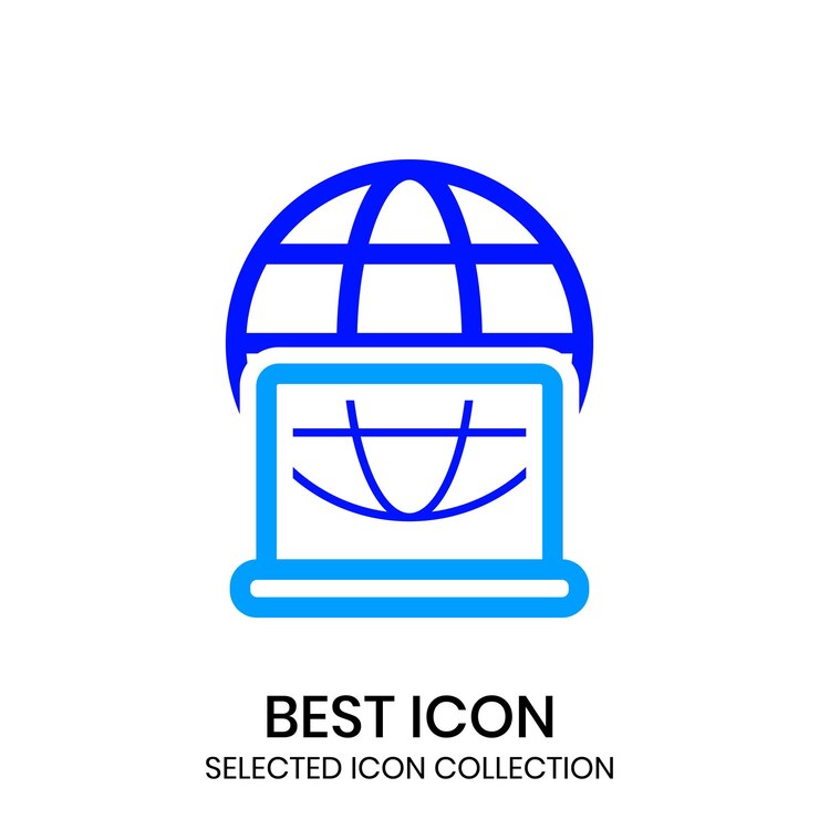 Vector la colección de conjuntos de iconos de internet se puede utilizar para impresión y digital
