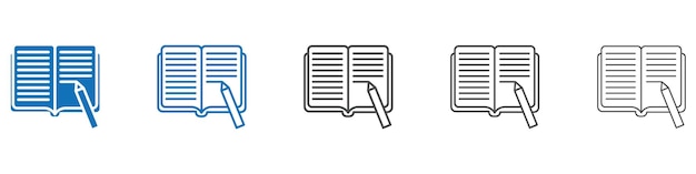 Colección de conjuntos de iconos vectoriales de tareas para la web