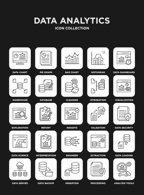 Colección de conjuntos de iconos