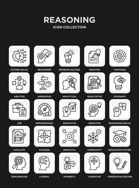Colección de conjuntos de iconos