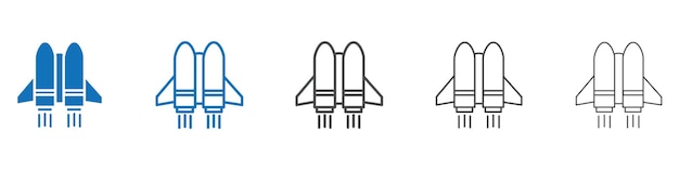 Colección de conjuntos vectoriales de iconos Jetpack para la web
