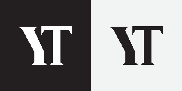 Colección de conjuntos vectoriales de logotipos YT para la web
