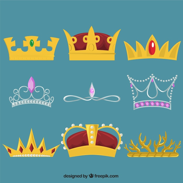 Colección de coronas reales