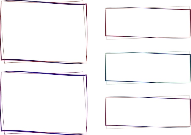 colección de cuadrados y rectángulos abstractos coloridos y oscuros