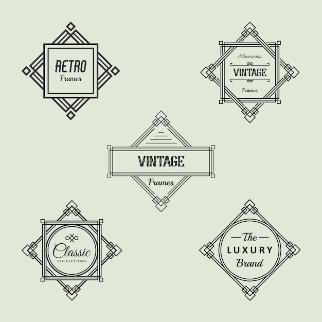 Colección de cuadros vintage
