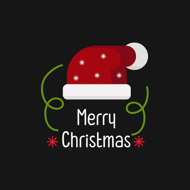 Colección de decoración de Navidad de diseño de caligrafía y tipografía con etiquetas