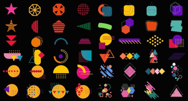Una colección de diferentes íconos, incluido uno que dice 'la palabra'