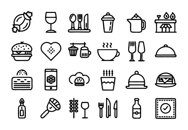 una colección de diferentes imágenes de diferentes alimentos y bebidas