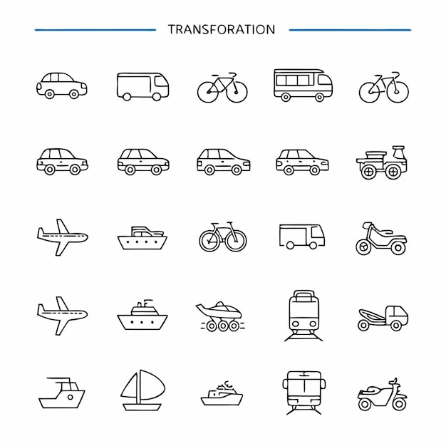una colección de diferentes imágenes, incluidos coches y bicicletas