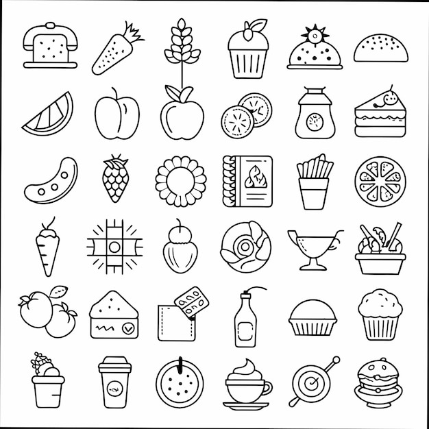 una colección de diferentes imágenes, incluidos pasteles, pasteles y postres