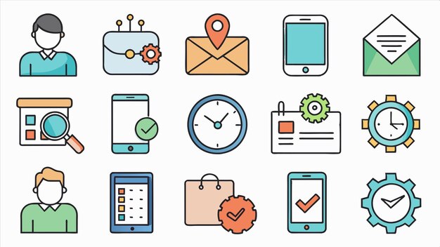 una colección de diferentes imágenes de un teléfono y un teléfono