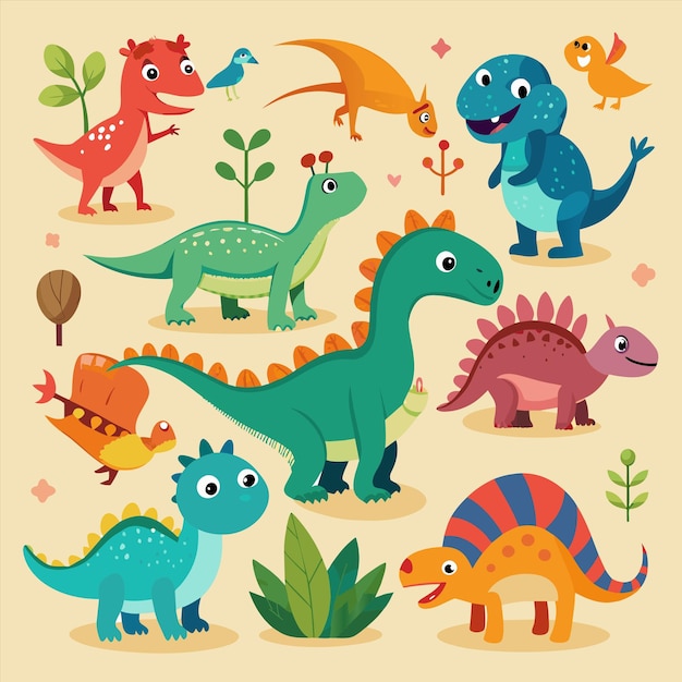 una colección de dinosaurios incluyendo dinosaurios una caja de dinosaurios y una foto de ellos