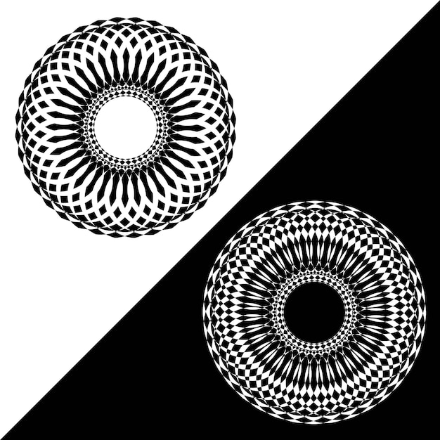 Colección de diseño de espiral geométrica 1