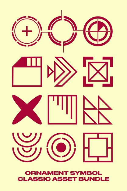 colección diseño gráfico retro vintage lindo premium descarga gratuita