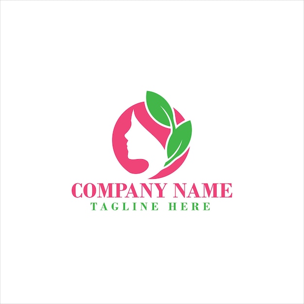 colección de diseño de logotipos de belleza natural para salones, spas y cosméticos