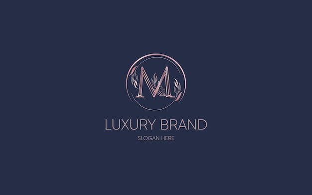 Colección de diseño de logotipos de lujo para marca, identidad corporativa