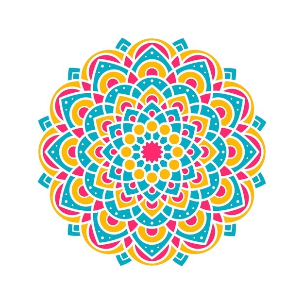 Colección de diseño de mandalas ornamentales lúdicas