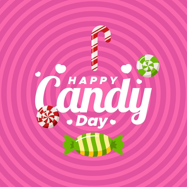 Colección de diseño vectorial de Candy Day