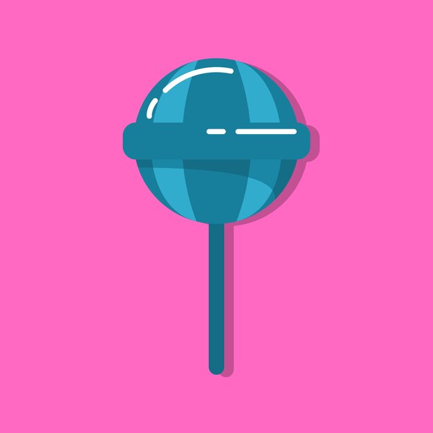 Colección de diseño vectorial de elementos de caramelo