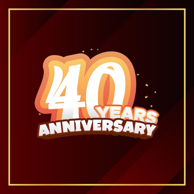 Vector colección de diseño vectorial de números de aniversario