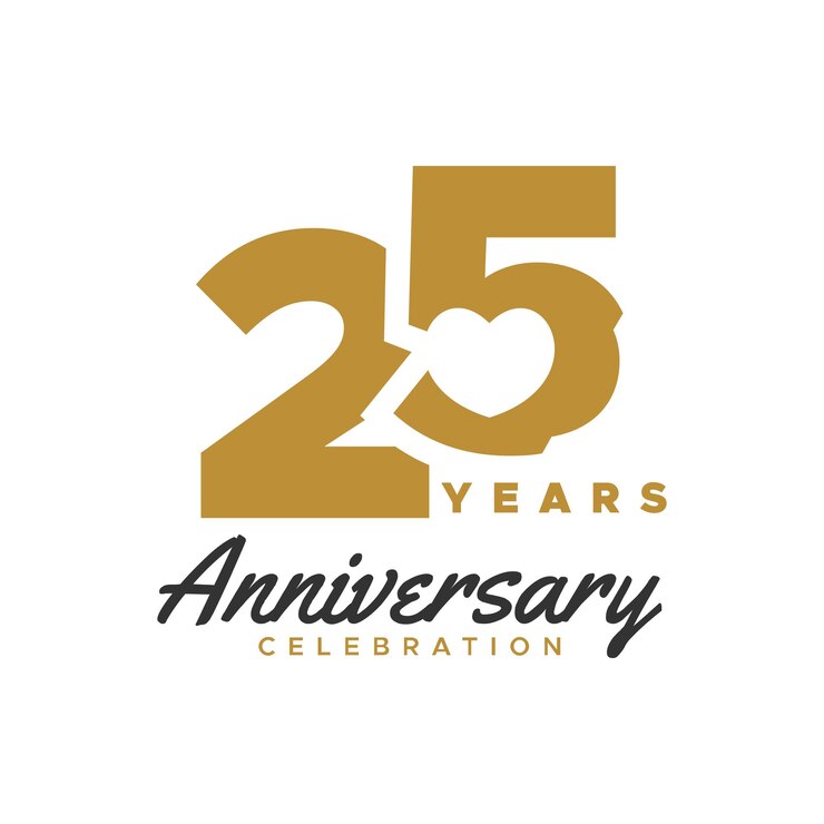 Colección de diseño vectorial de números de oro del aniversario