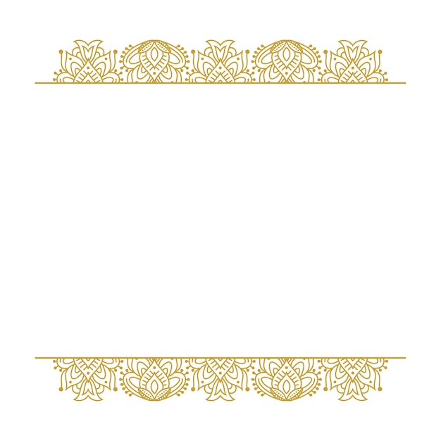Colección de diseño vectorial de ornamentos indios