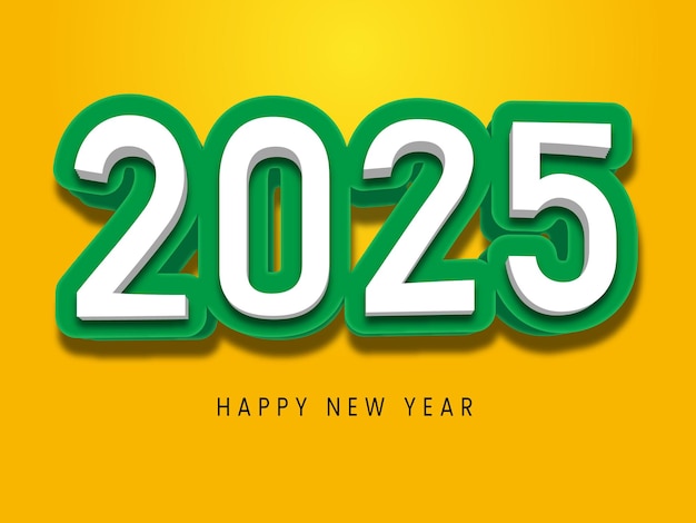 Colección de Diseños de Feliz Año Nuevo 2025 Diseños de carteles elegantes y hermosos Vector premium