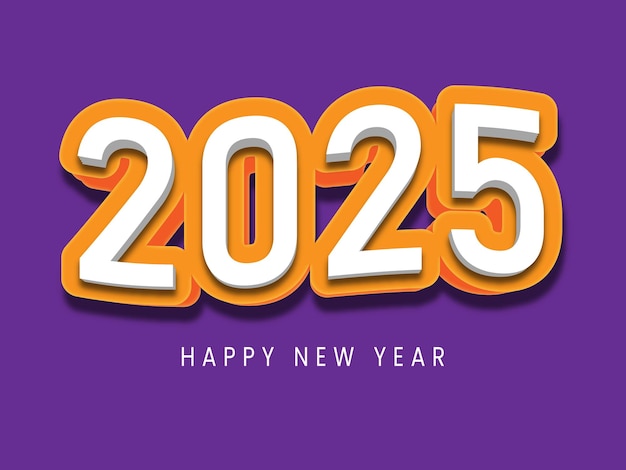 Colección de Diseños de Feliz Año Nuevo 2025 Diseños de carteles elegantes y hermosos Vector premium