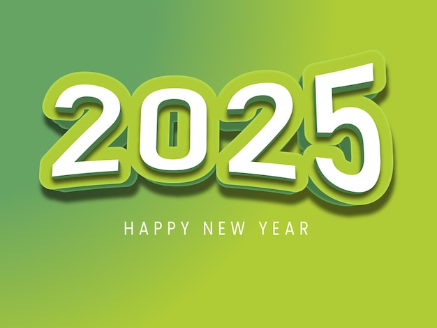 Colección de Diseños de Feliz Año Nuevo 2025 Diseños de carteles elegantes y hermosos Vector premium