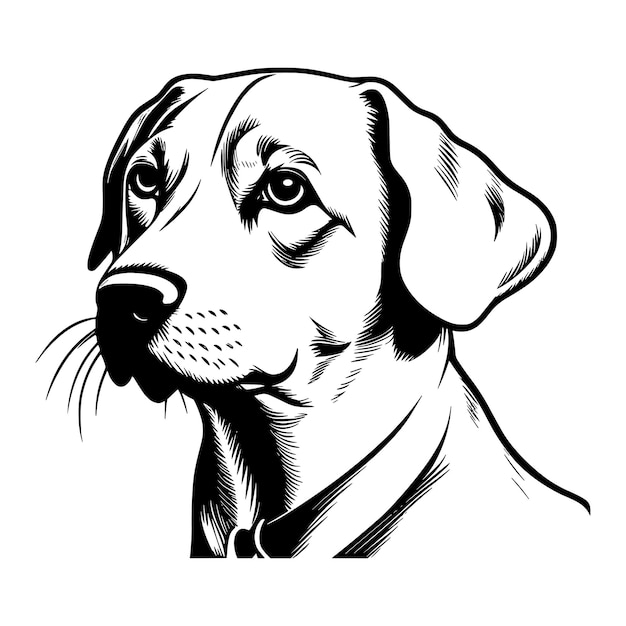 Vector colección de diseños de personajes de dibujos animados en blanco y negro con fondo blanco pets animals