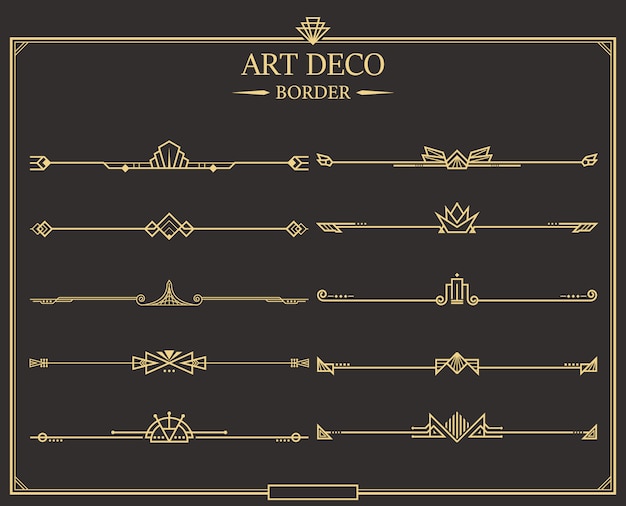 Colección divisor Art Deco
