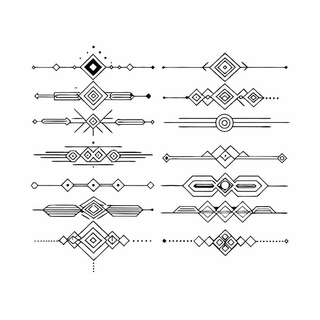 Colección de divisores abstractos de líneas geométricas 10