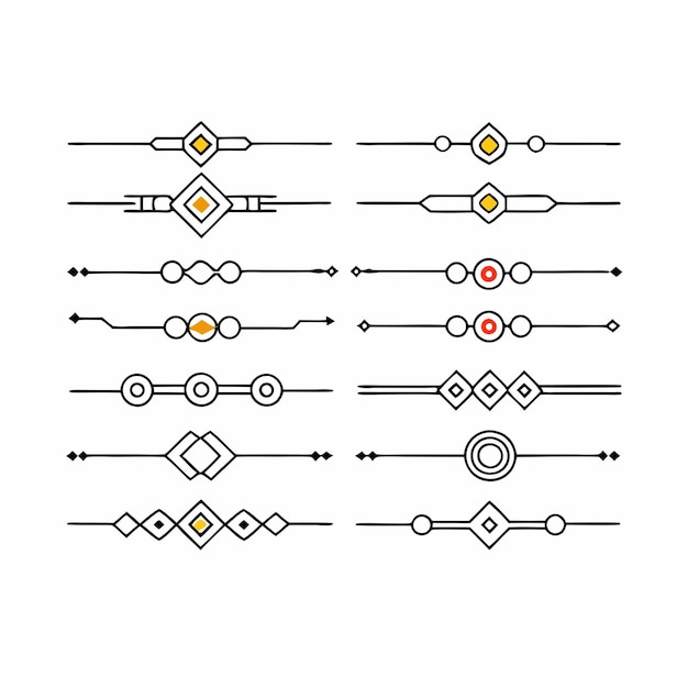 Colección de divisores abstractos de líneas geométricas 13