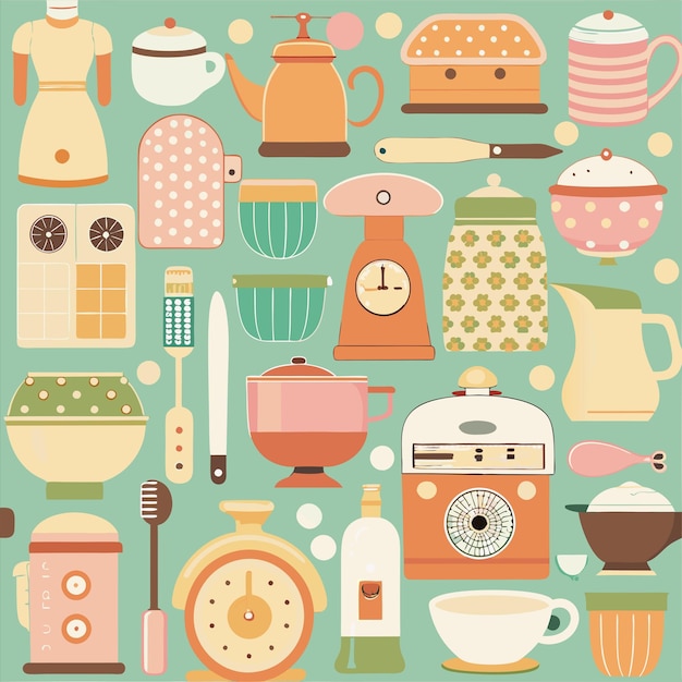 una colección de electrodomésticos de cocina, incluido uno que dice "cuina"