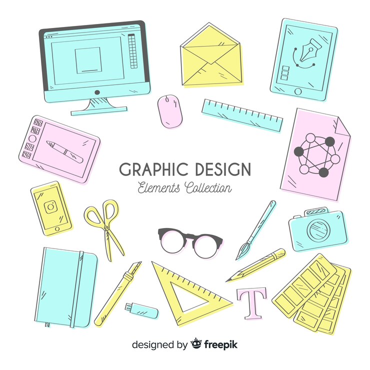 Vector colección de elementos de diseño gráfico