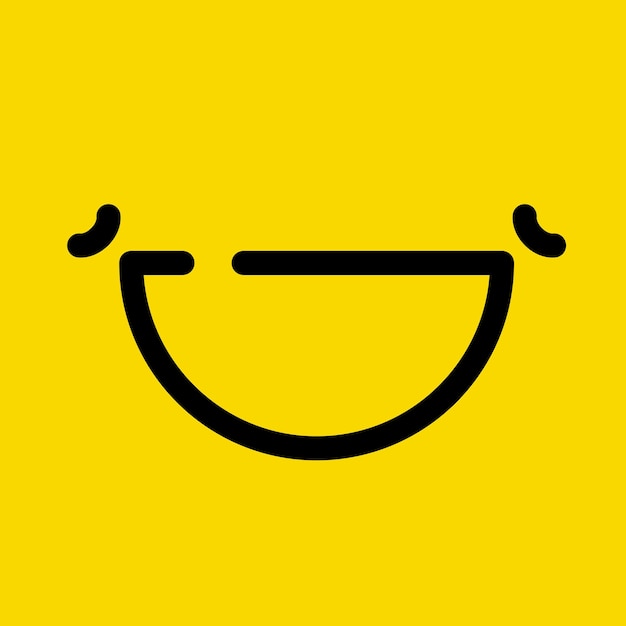 Colección de elementos de diseño de la línea de sonrisa