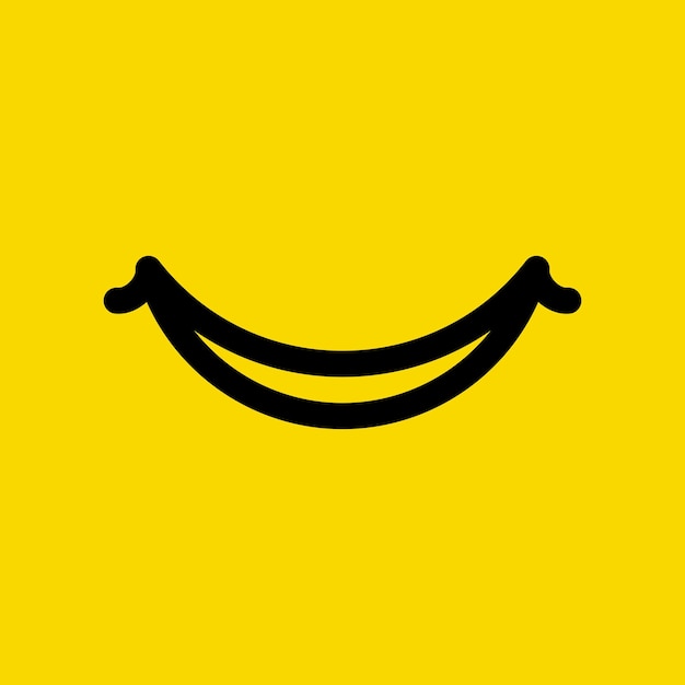 Colección de elementos de diseño de la línea de sonrisa