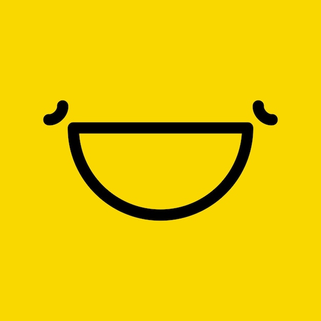 Colección de elementos de diseño de la línea de sonrisa